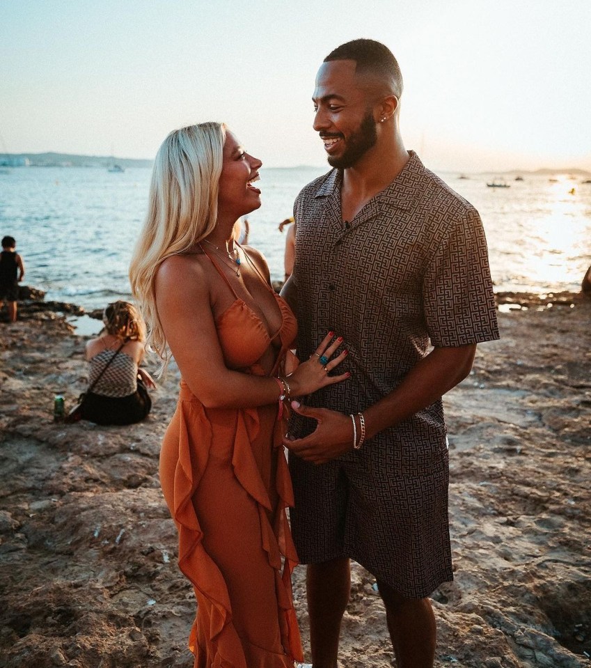 The pair looked loved-up during their romantic trip to Ibiza