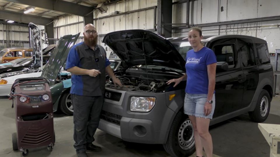 Viral videos by the 'Car Wizard' often co-star his wife - known as 'Mrs Wizard'