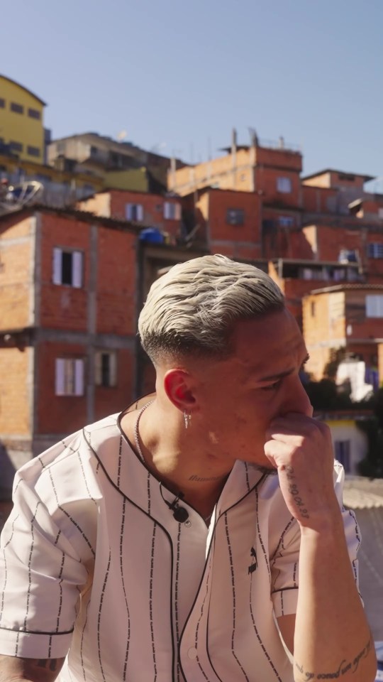 Antony broke down in tears during filming