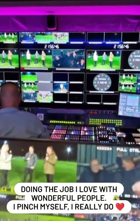 Emma gave a behind-the-scenes look at ViaPlay's rugby league coverage