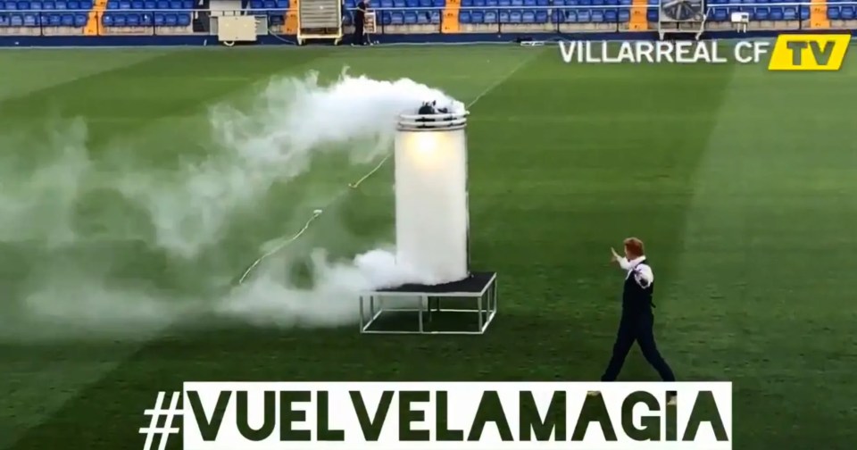 He was given a bizarre welcome at Villarreal