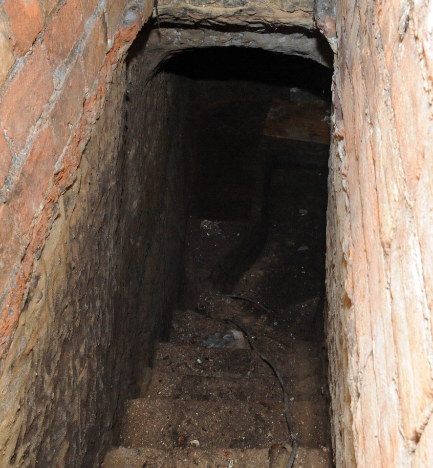 The secret cellar in Nottingham was opened up after workmen were called