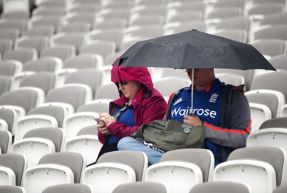Rain delayed the start of the Hundred event at Lord's