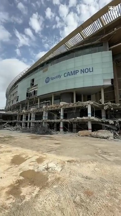 The Nou Camp is undergoing a huge £1.25 billion renovation