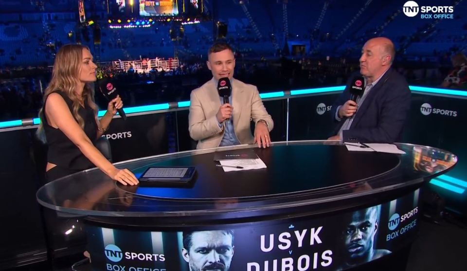 Laura Woods had to apologise during her TNT Sports debut