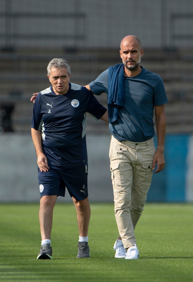 Juanma Lillo will be in charge of the City team in Guardiola's absence