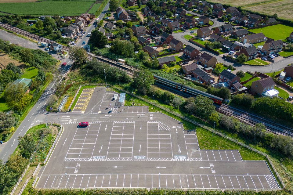 On the third day of opening just one car was spotted in the car park