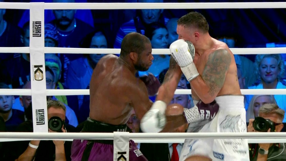 This was the contentious shot from Daniel Dubois