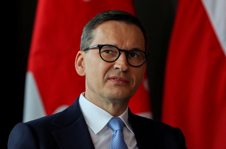 Polish Prime Minister Mateusz Morawiecki ramped up troops on the border with Belarus