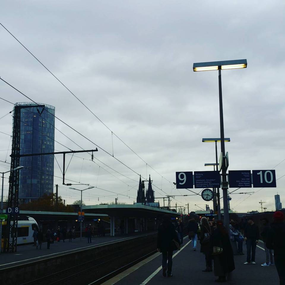 The influencer said living on a train was like being on holiday all the time