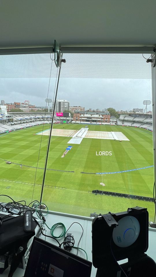 Stuart Broad was at Lords for Sky Sports' coverage of The Hundred