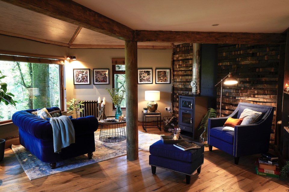 The unique accommodation will leave you quite content not to go further afield