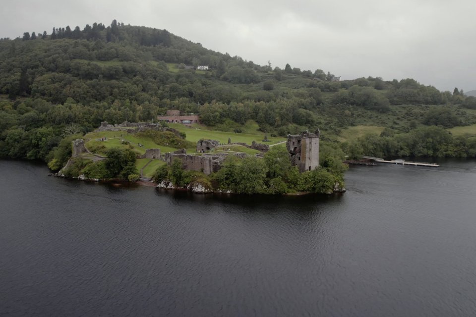 The pictures were taken near the village of Dores, on the eastern shore of the loch, in August 2018
