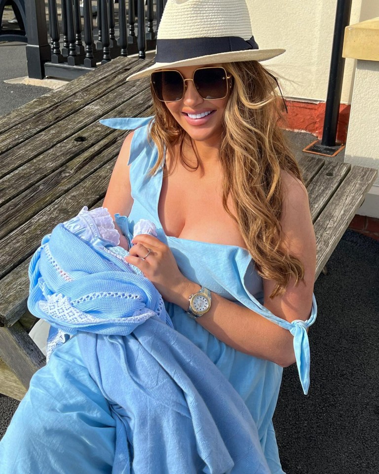 Charlotte gave birth to her second baby Jude in July