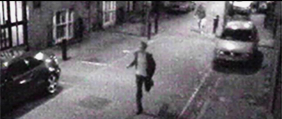 Footage shows Doherty running