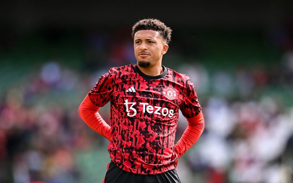 Jadon Sancho has five options at Manchester United