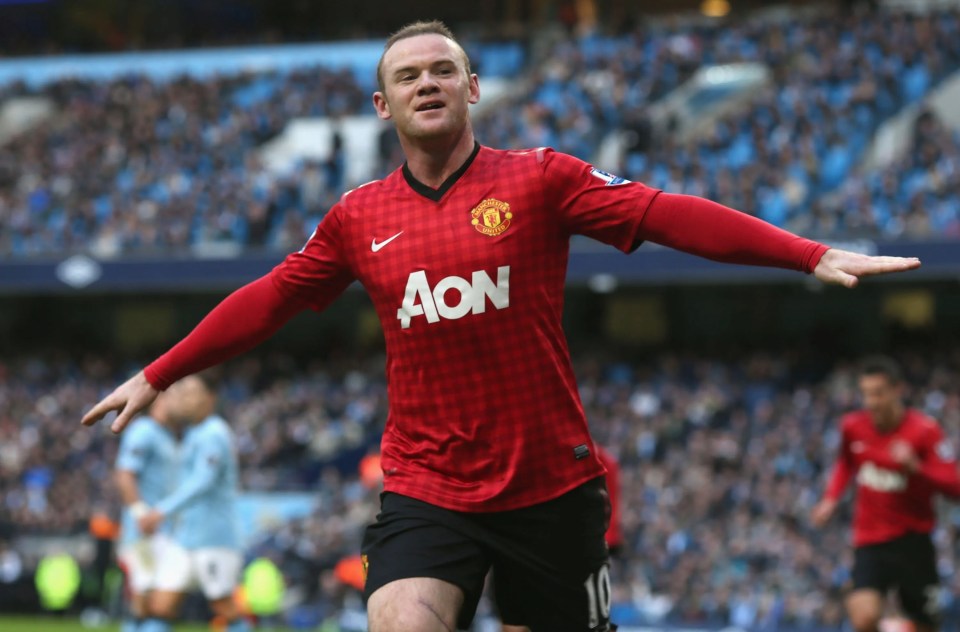 Wayne Rooney pipped Ronaldo to the lone striker role