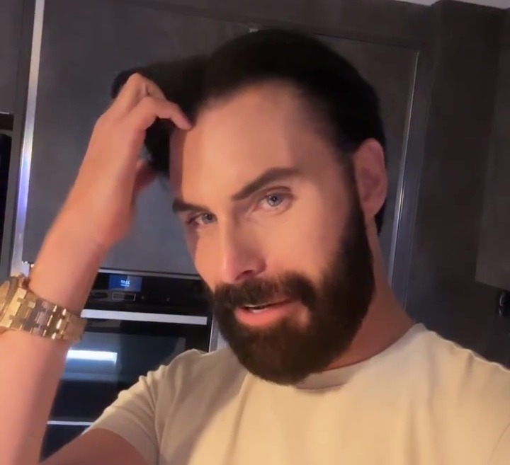 Rylan said an unwelcomed intruder had sneaked into his house