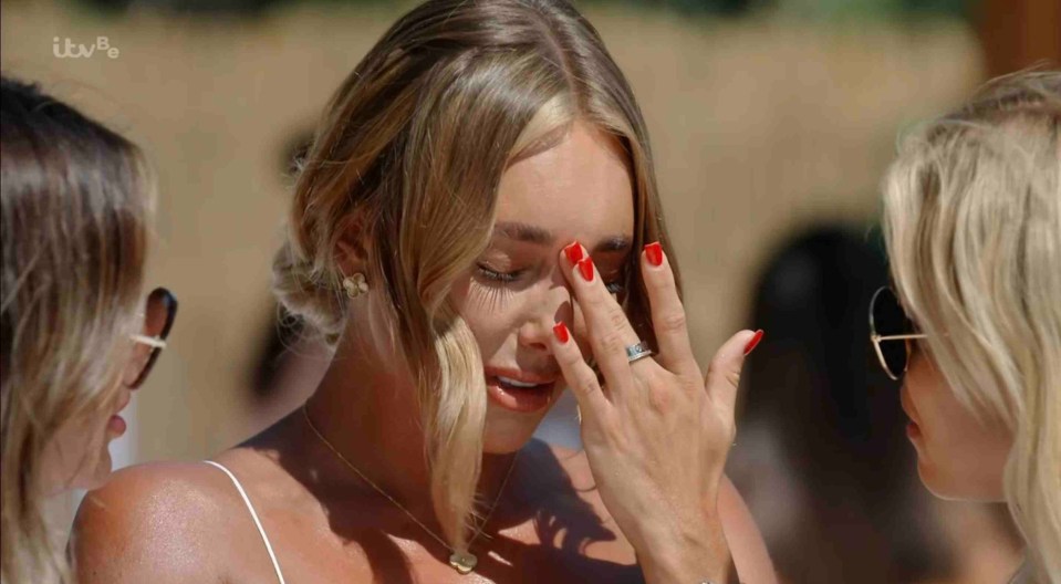 Amber doesn't like watching her Towie scenes on TV