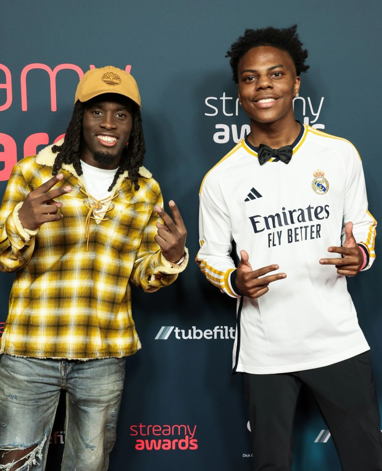 And fans were in hysterics as they compared Cenat, left, to IShowSpeed, right