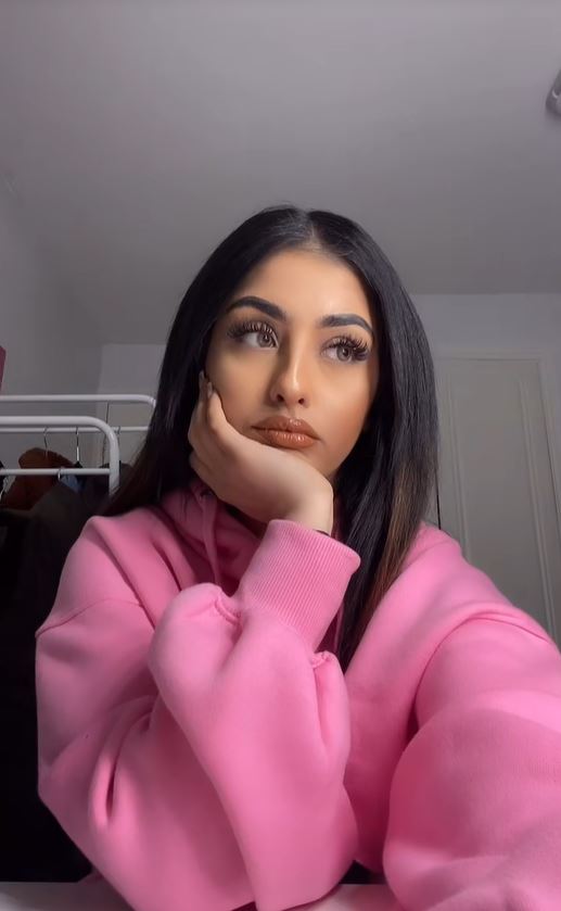 Influencer Mahek Bukhari's TikTok account was still active yesterday