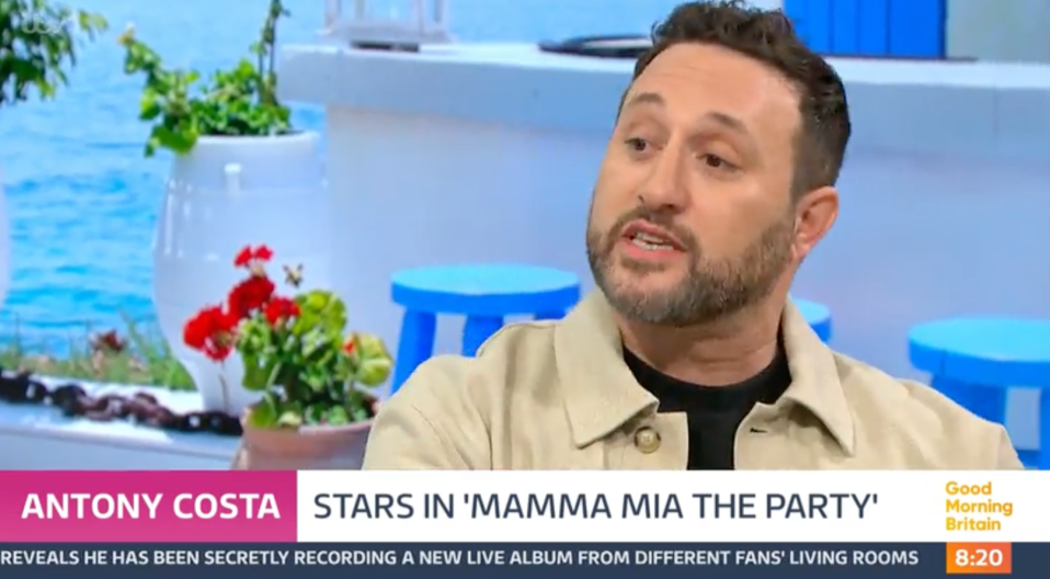 She revealed how she was going to see Antony Costa in Mamma Mia! The Party tonight