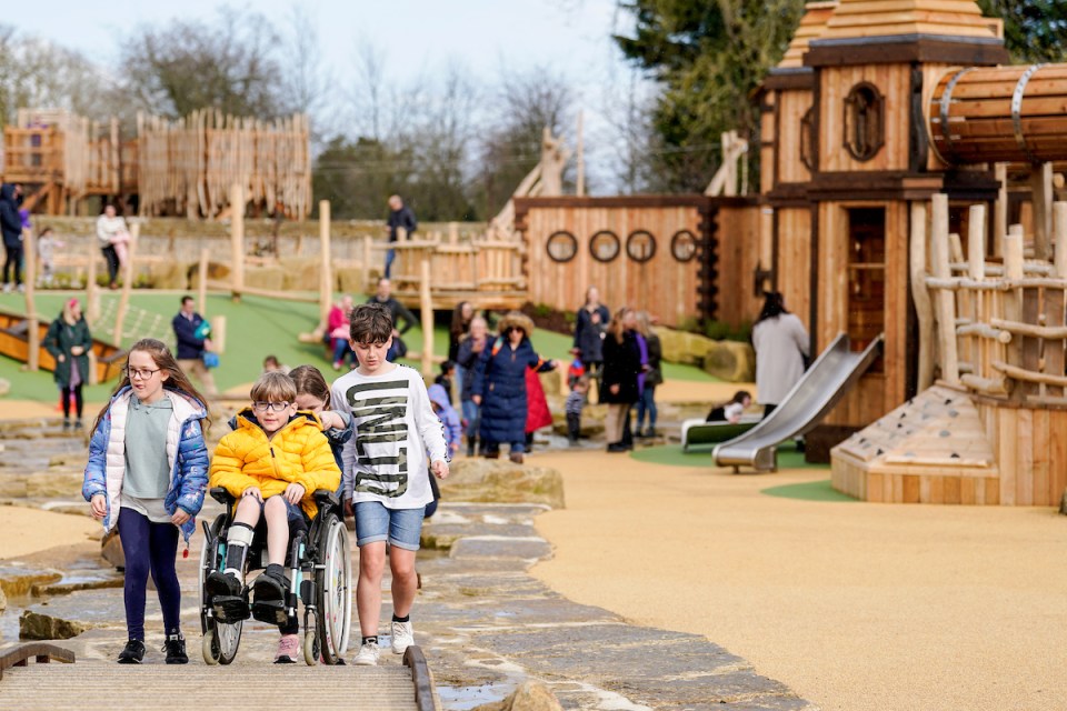 The Lost Garden cost a whopping £3.6million to build at Blenheim Palace