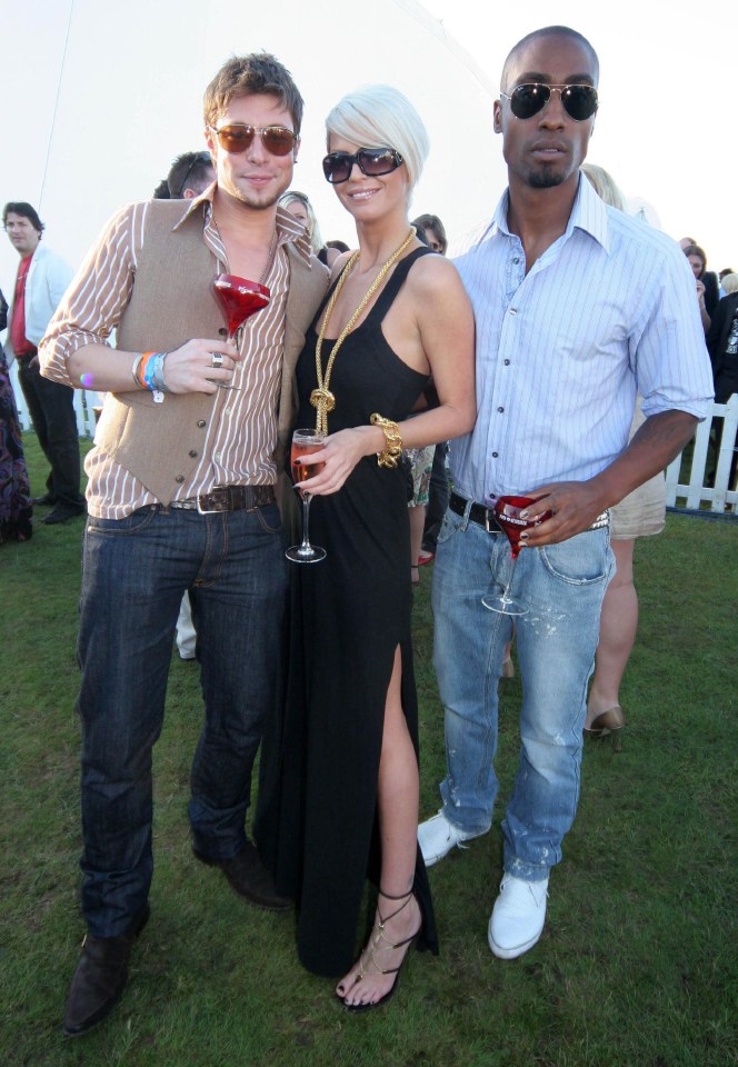 Duncan (left) was motivated to create the track in honour of Sarah Harding (centre)
