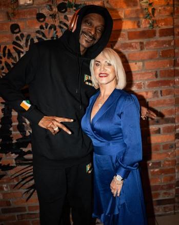 The pair posed for a snap together