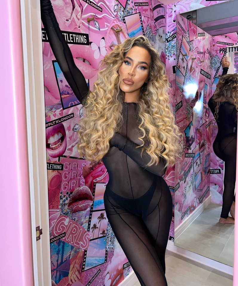 Dani Imbert shared a 'worrying' message she received on her phone