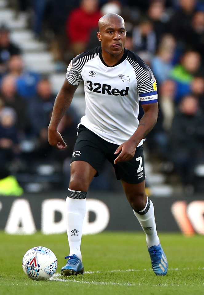 Wisdom was the victim of a stabbing during his time at Derby