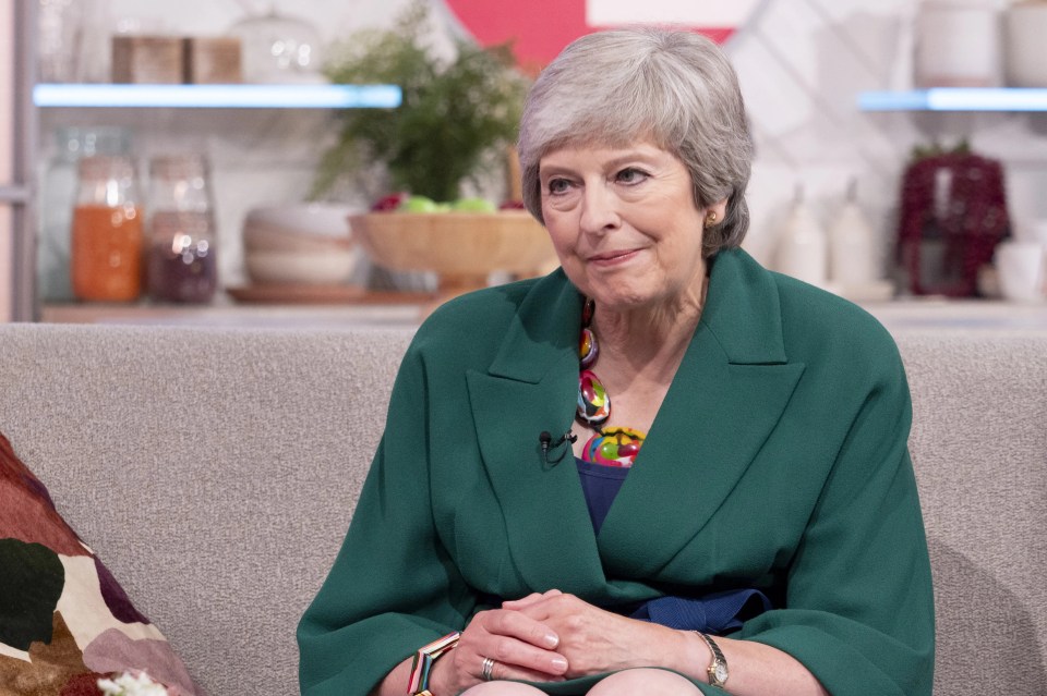Theresa May has slammed Rishi Sunak's plans to axe HS2 Manchester leg
