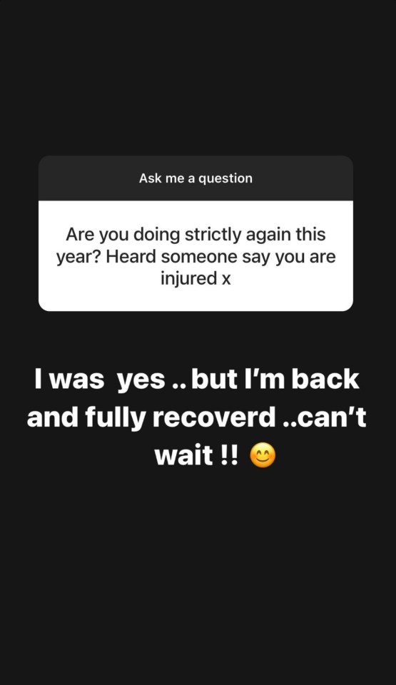 The star took to Instagram to confirm he will return to the BBC show