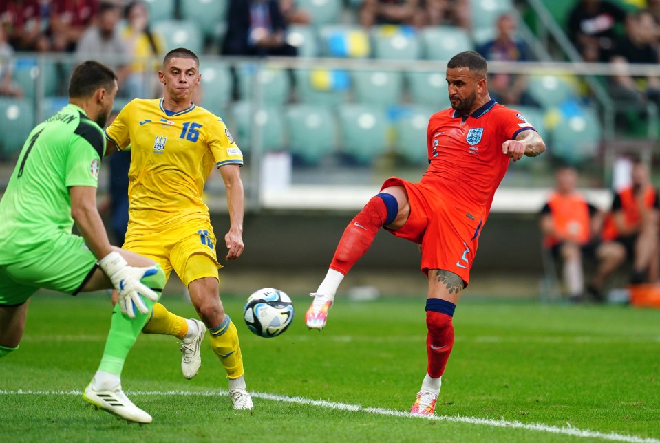 Walker netted an equaliser before half time