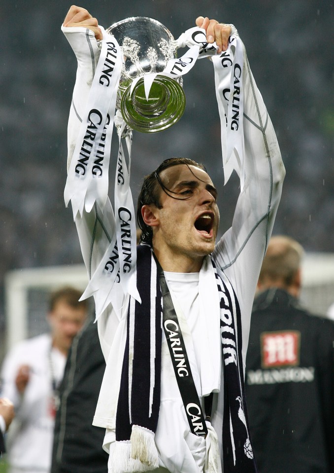 Berbatov helped Spurs lift their last trophy - the 2008 League Cup
