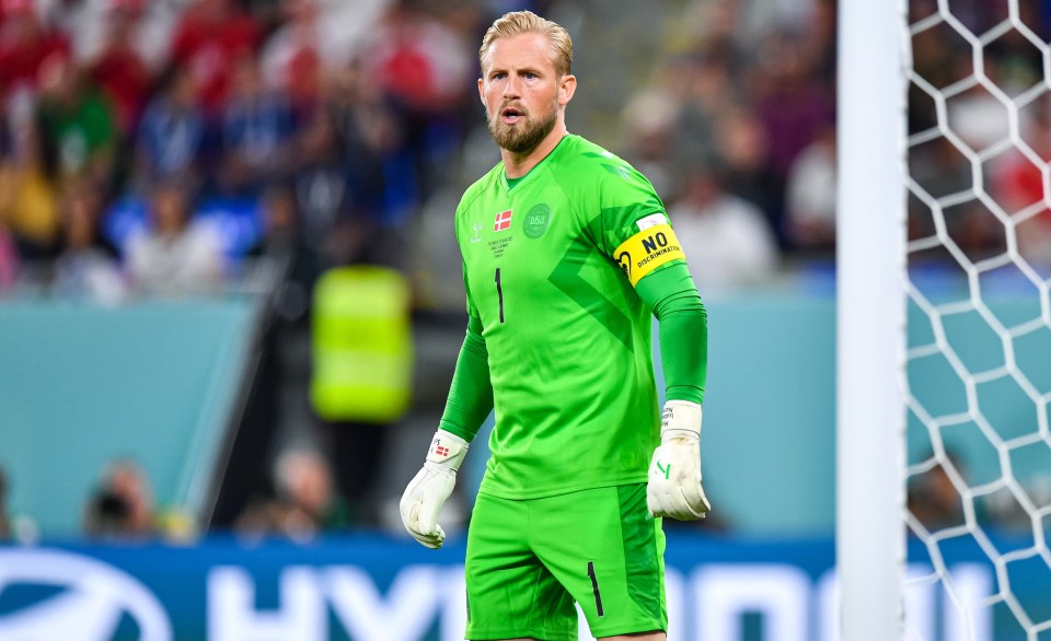 Kasper Schmeichel is being linked with a move to Celtic