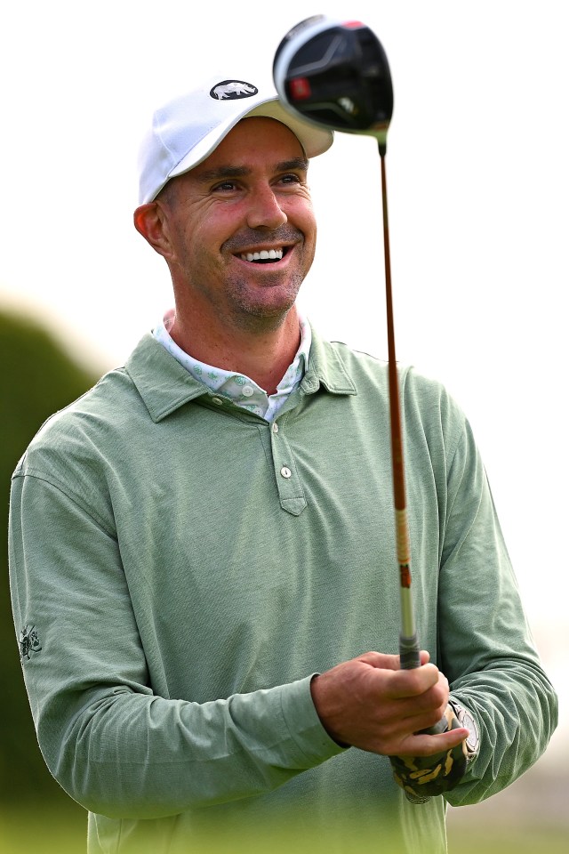 Former England batsman Kevin Pietersen is another famous face at Wentworth