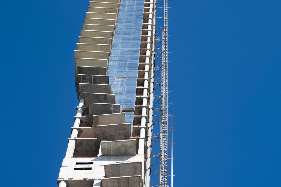 Flaws in the foundations have left the tower with a slight lean