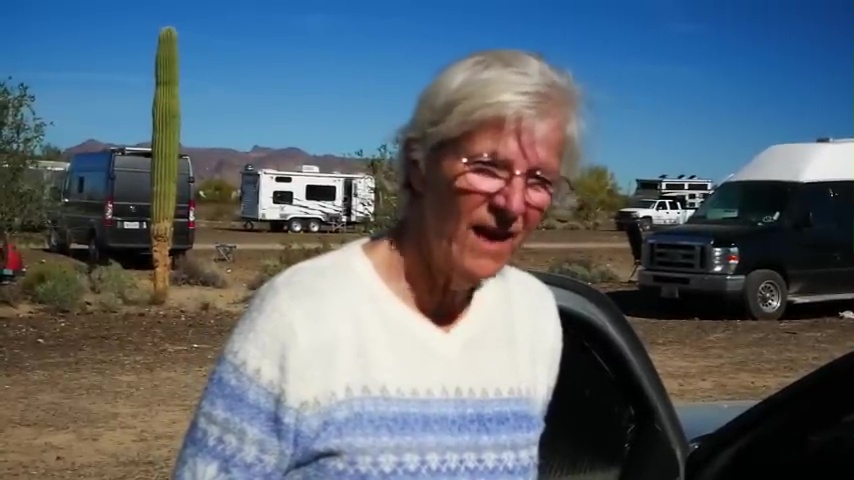 Dee adopted to the nomad way of living