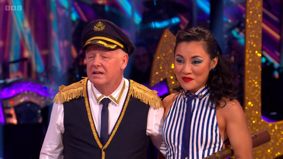 Les Dennis was savaged by Strictly fans after he performed a 'terrible' Samba