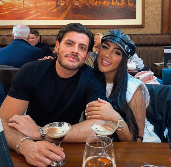 Jordan with his girlfriend Sophie Kasaei