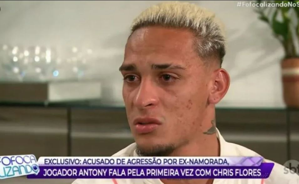 Antony appeared tearful last week on Brazilian TV