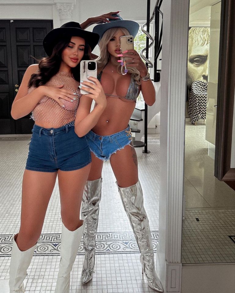 Marnie has been sharing sexy snaps with Love Island star Hannah Elizabeth