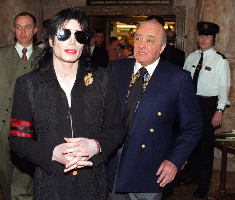 Piers' friendship with Fayed landed him some of the biggest scoops of his career -  including a bombshell interview with Michael Jackson