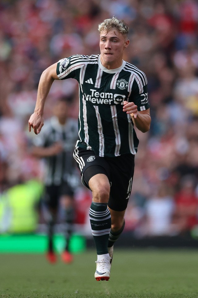 Rasmus Hojlund joined Manchester United for £72m this summer
