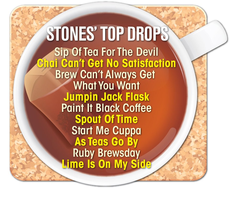 The Rolling Stones could create a whole new album devoted to Keith's kettle appearance
