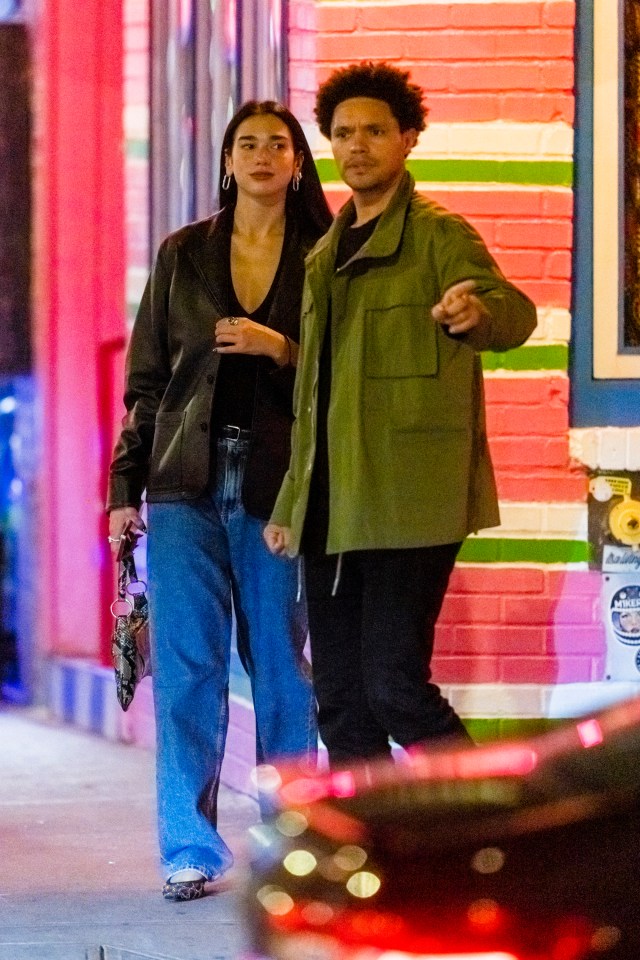 Dua was also spotted in New York with US presenter Trevor Noah, 38, in 2022