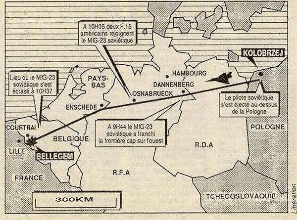 One flew unmanned over 600miles across the Iron Curtain
