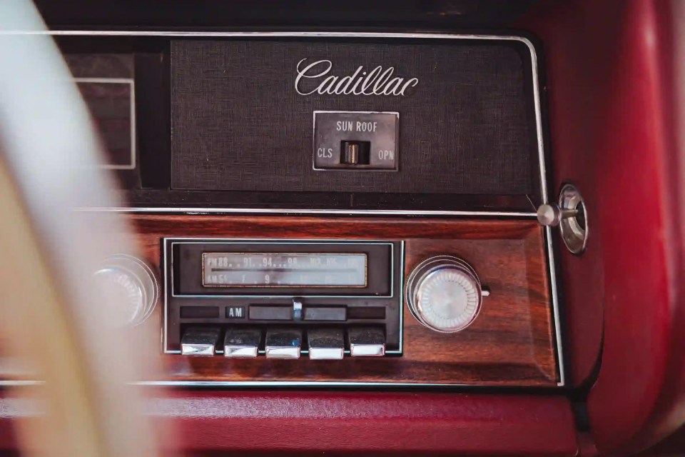 The dash inside the iconic American motor