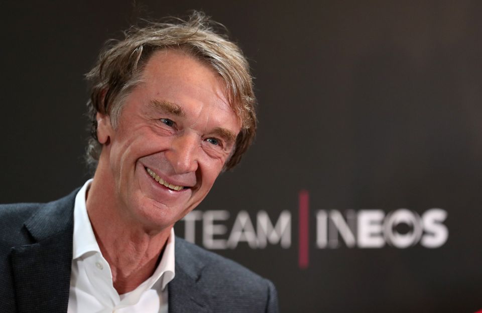 Sir Jim Ratcliffe and Ineos are set to land a 25 per cent stake in Man Utd